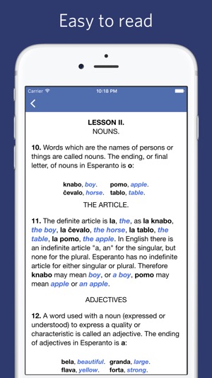 Esperanto Grammar and Vocabulary(圖2)-速報App