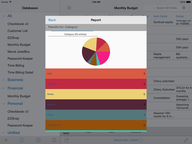 HanDBase for iPad - Database Manager