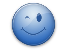 Blue Emoticon