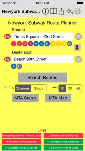 Newyork Subway Route Planner