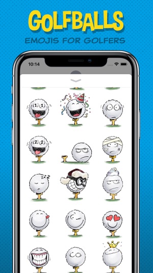 Golfballs Emojis for Golfers(圖2)-速報App