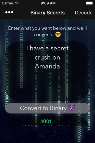 Binary Secrets - Converter screenshot 2