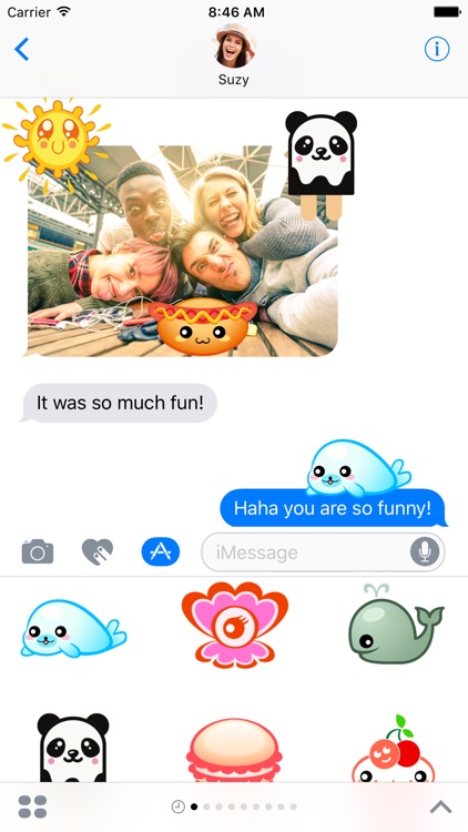 Kawaii Stickers - Cute Anime Emoji for iMessage