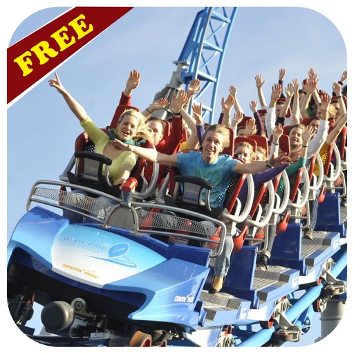 Flying Roller Coaster 3D Icon