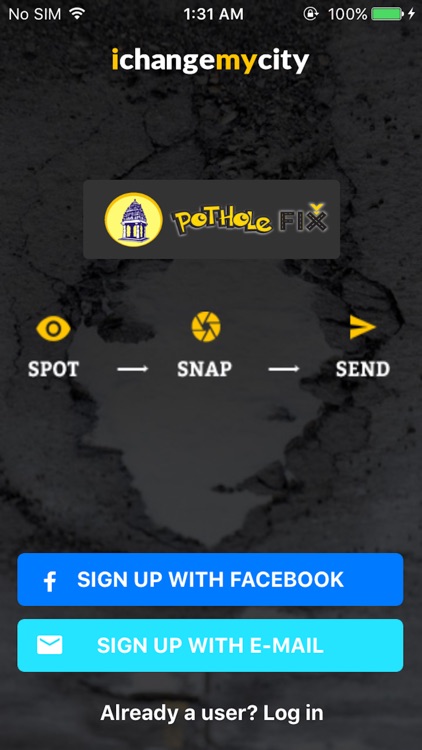 Pothole Fix - The Official App