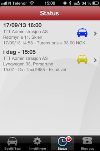 TaxiLokal screenshot 4