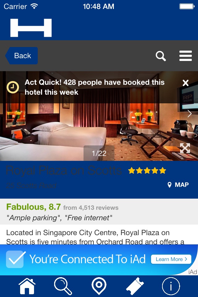 Las Vegas Hotels + Compare and Booking Hotel for Tonight with map and travel tour screenshot 4