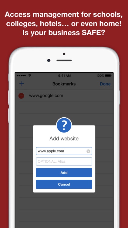 Safe Web Pro - Whitelist Internet Browser for work screenshot-3