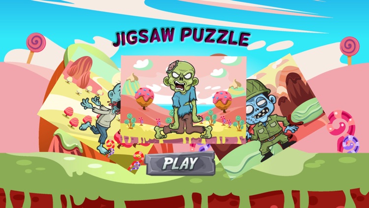 Zombie Ghost Jigsaw Puzzle For Toddlers And Kid