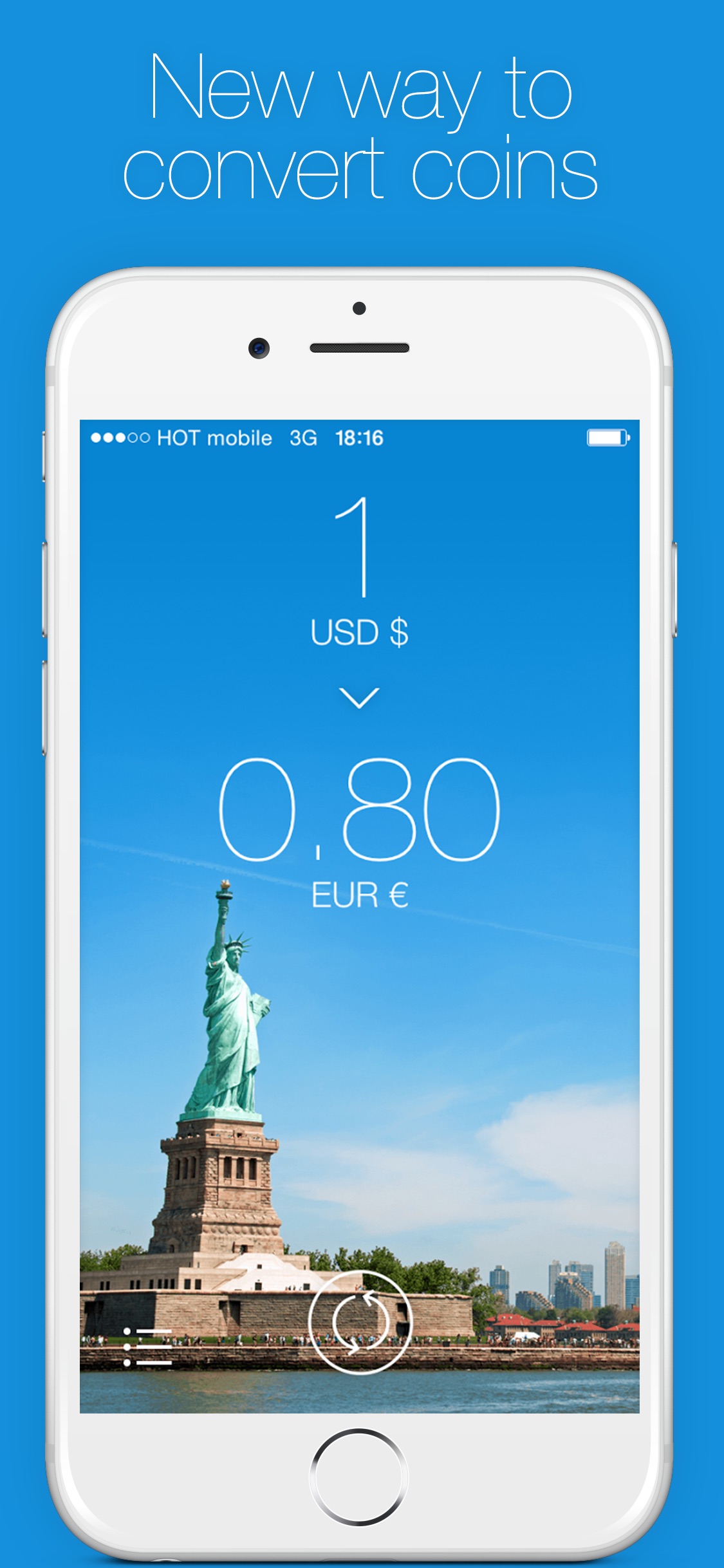 Screenshot do app Change - Currency Converter