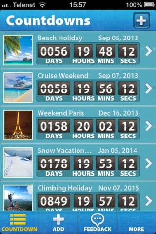 Holiday & Vacation Countdown screenshot 3