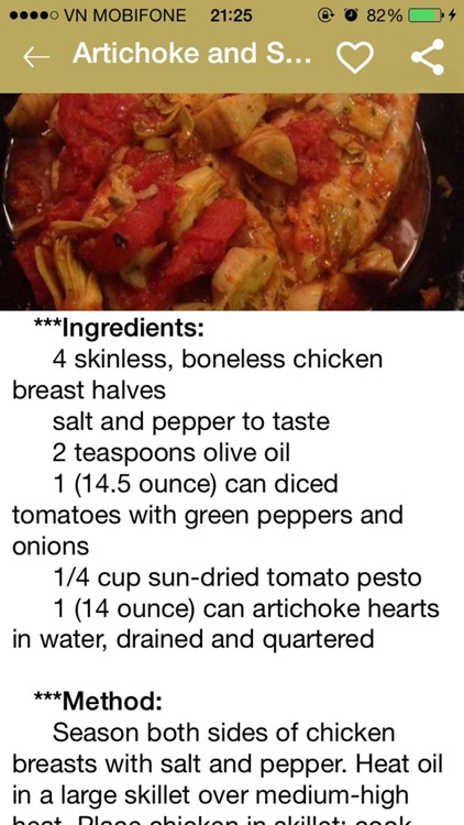 Artichoke Recipes & Nutrition - Salad,Soup,Pizza screenshot-3
