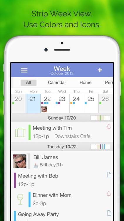 Extreme Week Calendar