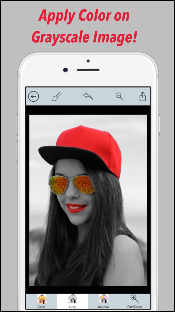 Color Splash Effect.s - Photo Editor for Selective Recolor on Black  White Image
