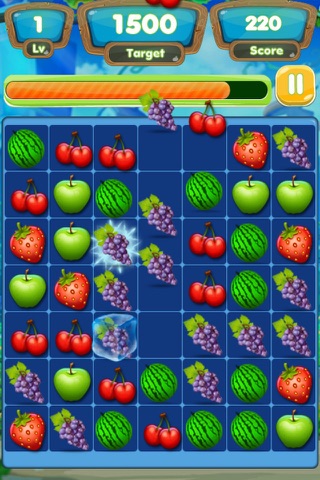 Crazy Fresh Fruit Match-3 Line screenshot 3