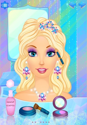Snow Queen Salon - Frosted Princess Makeover Game screenshot 2