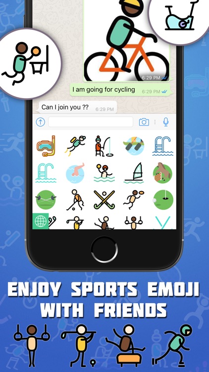 SportsMoji - Sports game Emoji Stickers Keyboard