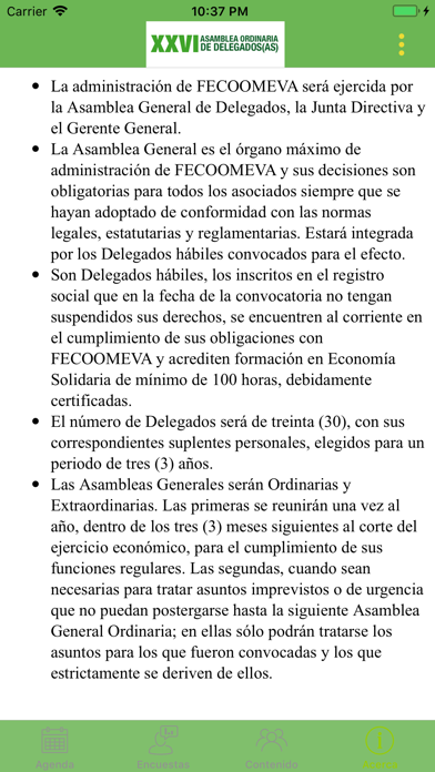 How to cancel & delete Asamblea General Fecoomeva from iphone & ipad 3