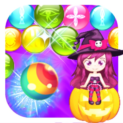 Witch Bubble Shooter Mania-Free Puzzle Fun Games Icon