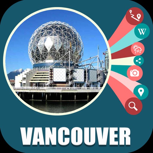 Vancouver Canada Travel Map icon