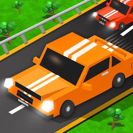 Blocky Traffic Racer On Highway-Parking & Driving iOS App