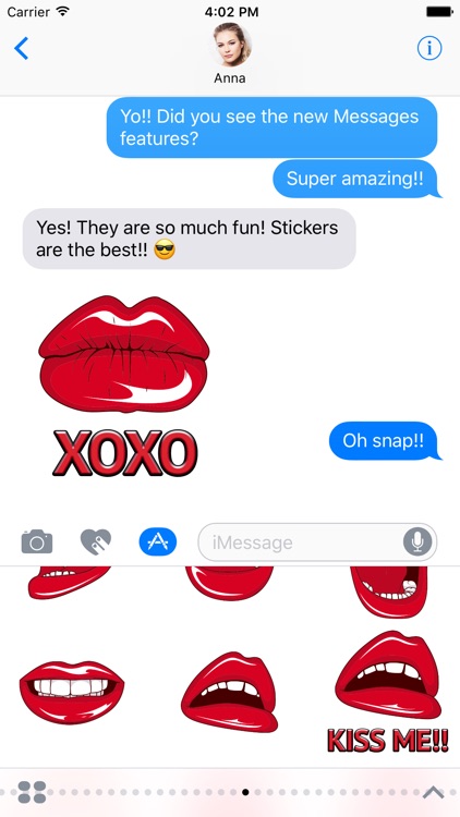 Dirty Emoji Stickers - Sexy lips new Sticker Pack