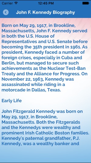 Motivation Quotes & Biography of John F. Kennedy(圖5)-速報App