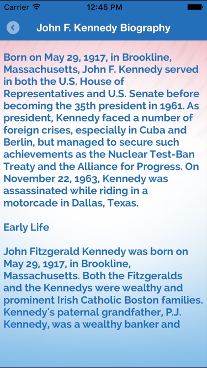 Motivation Quotes & Biography of John F. Kennedy screenshot-4