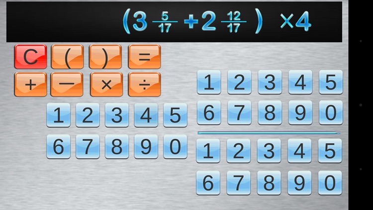 Fraction Calculator and progress