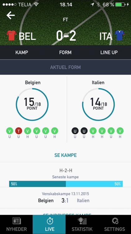 Tjek Fodbold screenshot-3