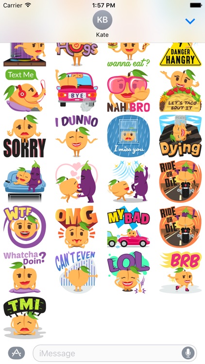 A Peach Life: Emoji inspired stickers by EmojiOne