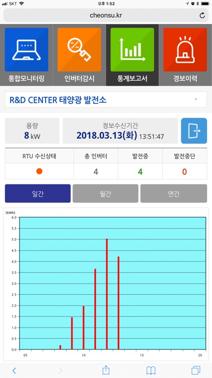 천수 태양광 발전 모니터링 시스템 screenshot-3