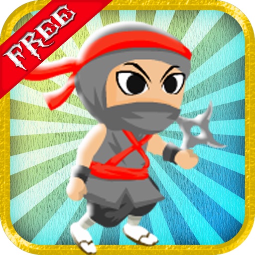 Ninja Rooftop Zombie Run - Free Fighting Games Icon