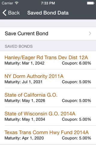 Municipal Bond Pricing screenshot 2