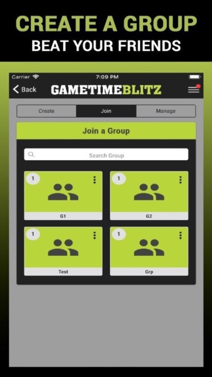 Gametime Blitz: Pick'em Game