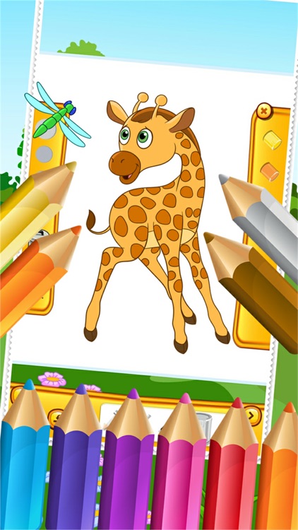 My Zoo Animal Friends Draw Coloring Book World for Kids screenshot-3