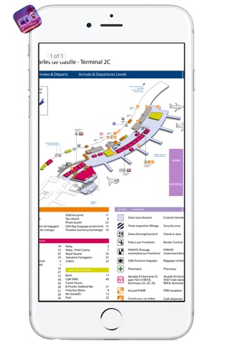 CDG AIRPORT - Realtime Info, Map, More - CHARLES DE GAULLE AIRPORT screenshot 4