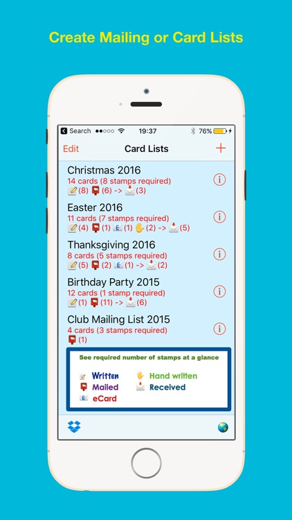myCardLists Christmas Card Address Label Printing screenshot-3