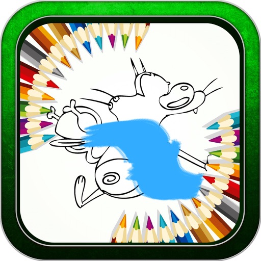 Color Book Game for Oggy Version iOS App