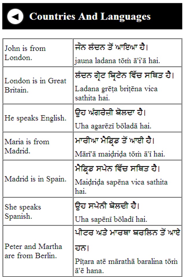 punjabi english speaking course screenshot 2