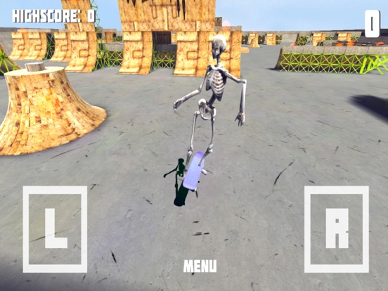 Skeleton Skate - Free Skateboard Game screenshot 4