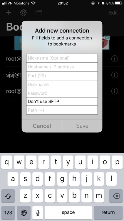 SSH Client - File Manager