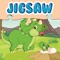 Icon Jurassic Dinosaurs Jigsaw Puzzle - Planet Dinos Educational Puzzles Games to Help Kids and Kindergartens Learn