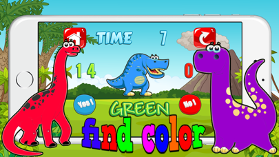 How to cancel & delete Dino Color Blind Test or Matching For Little Kids from iphone & ipad 1