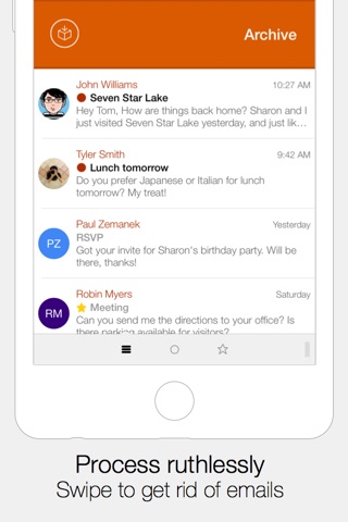 Dispatch: Email meets GTD screenshot 2