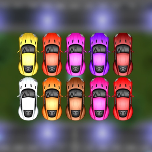 Car crash-an overtaking such casual games icon