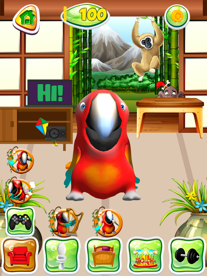 Talking Parrot Pet
