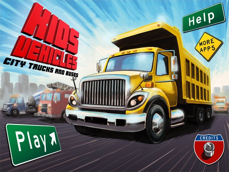 Kids Vehicles: City Trucks & Buses HD for the iPad