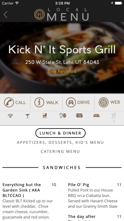 Local Menu - A Menu Finder