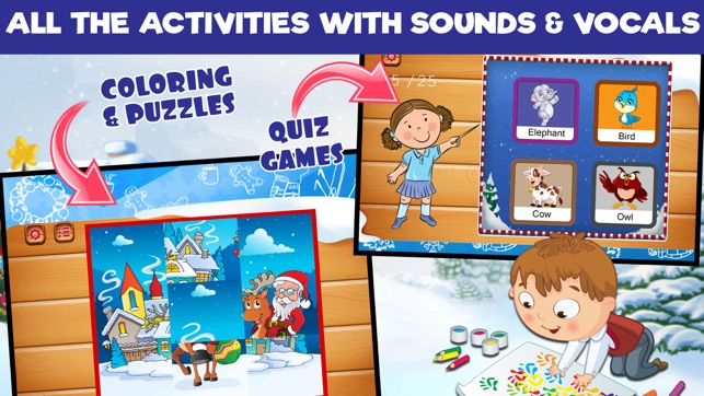 Preschool Learning Games - Christmas Edition(圖5)-速報App